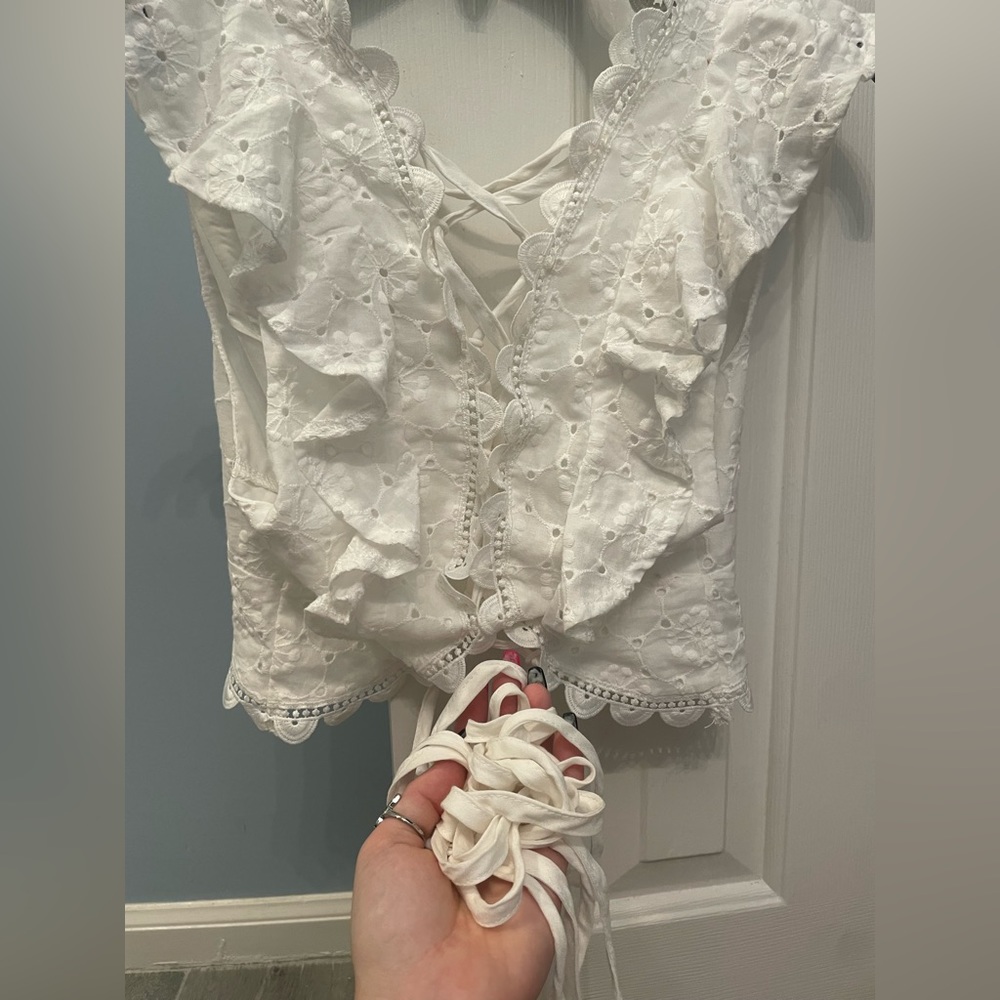 NWT Vestique Bethany Tie Back Top - Picture 5 of 7